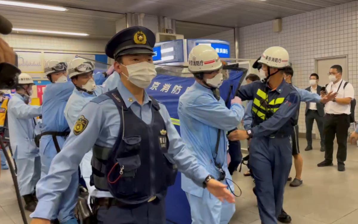 Ten injured in Tokyo train knife attack