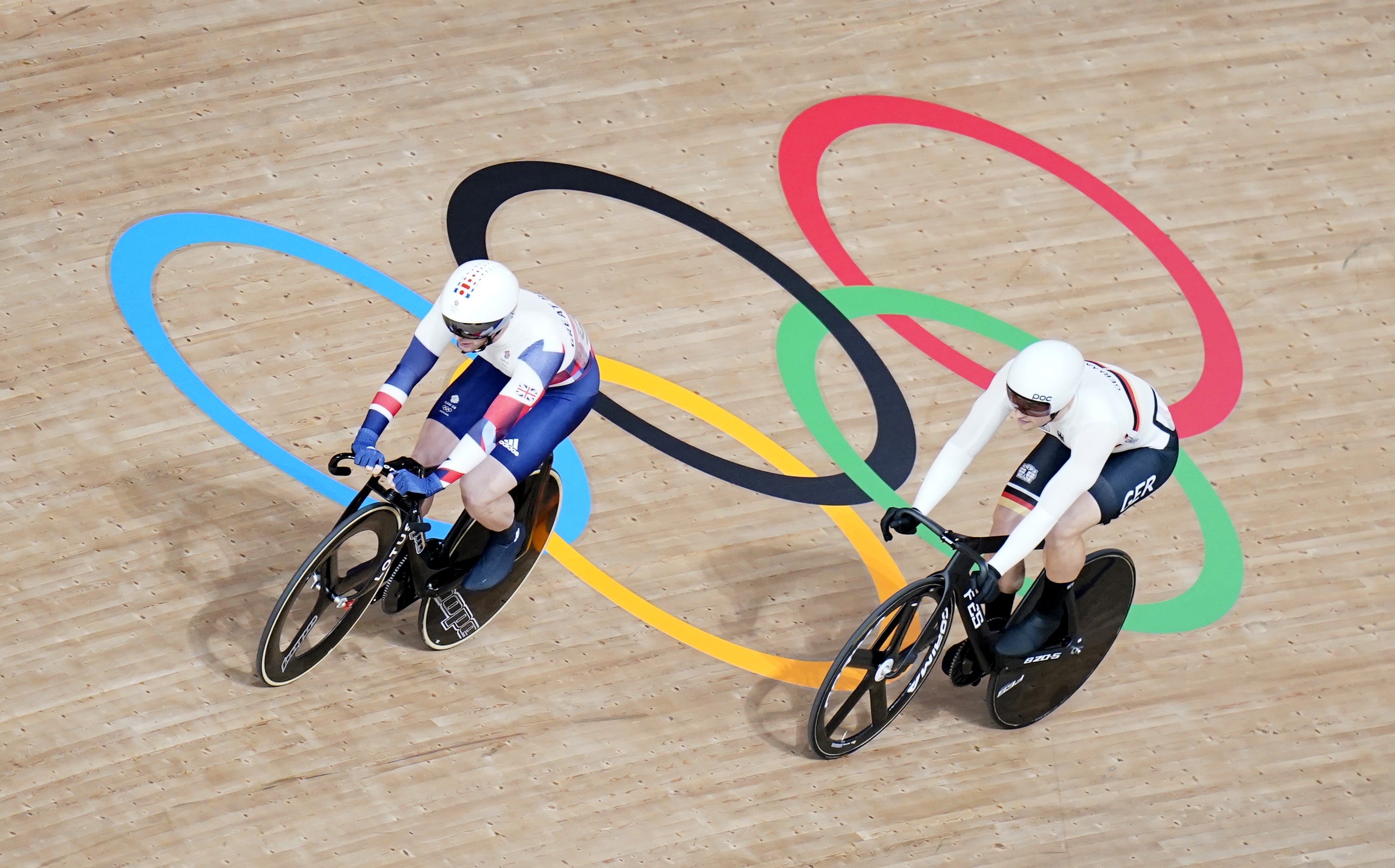 Jason Kenny is into the men’s keirin quarter-finals (Danny Lawson/PA)