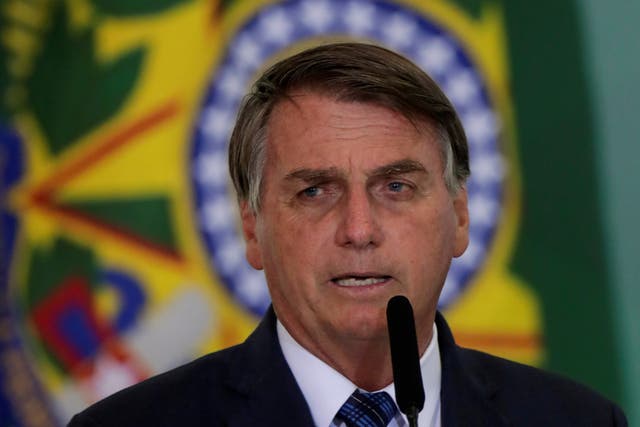 <p>Last month, Mr Bolsonaro’s disapproval rating hit an all-time high</p>