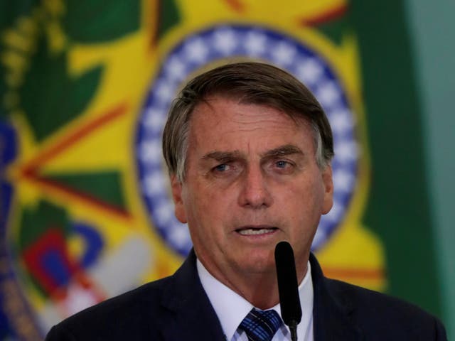 <p>Last month, Mr Bolsonaro’s disapproval rating hit an all-time high</p>