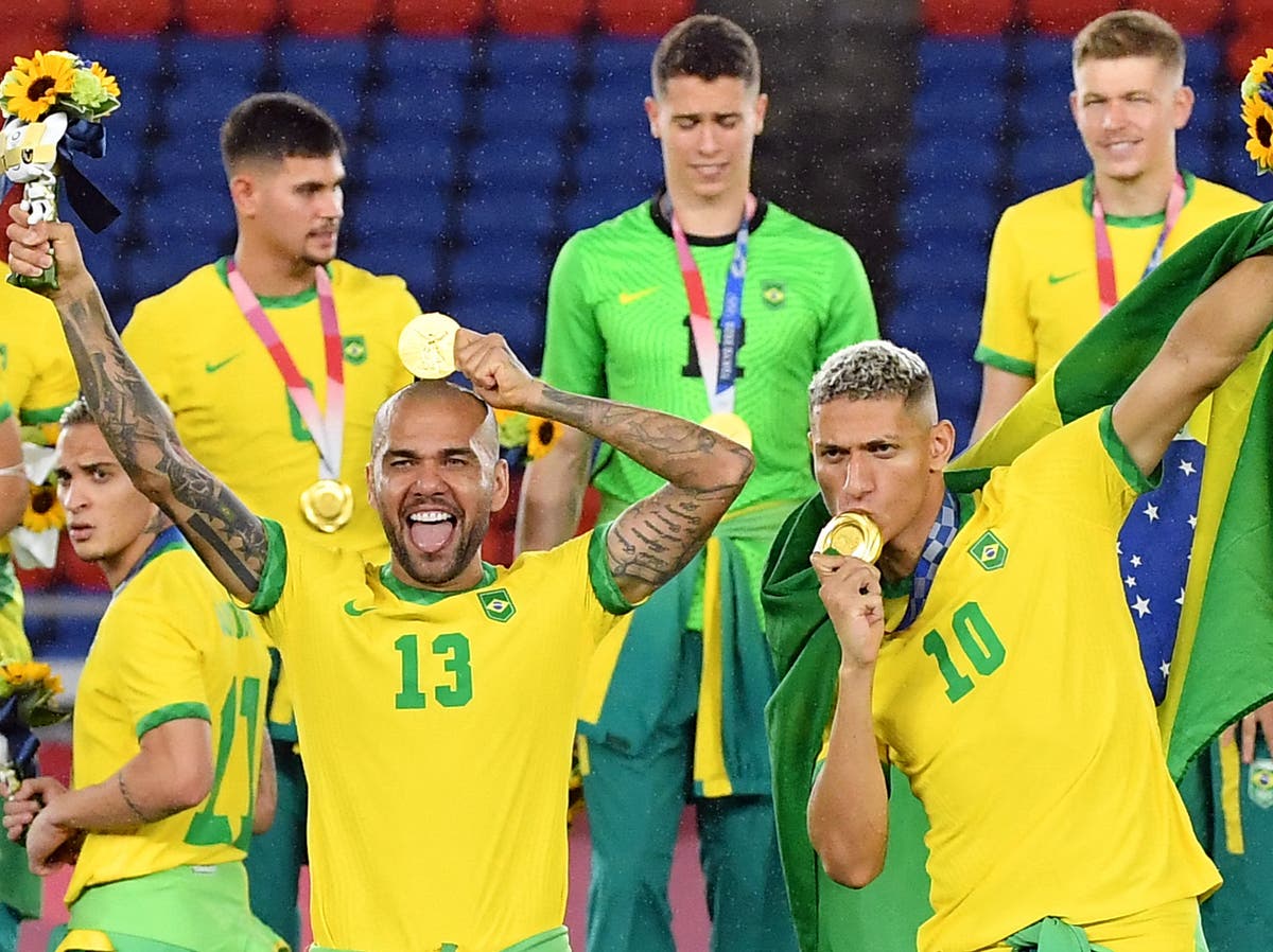 Brazil beat Spain in extra time to retain Olympic football gold