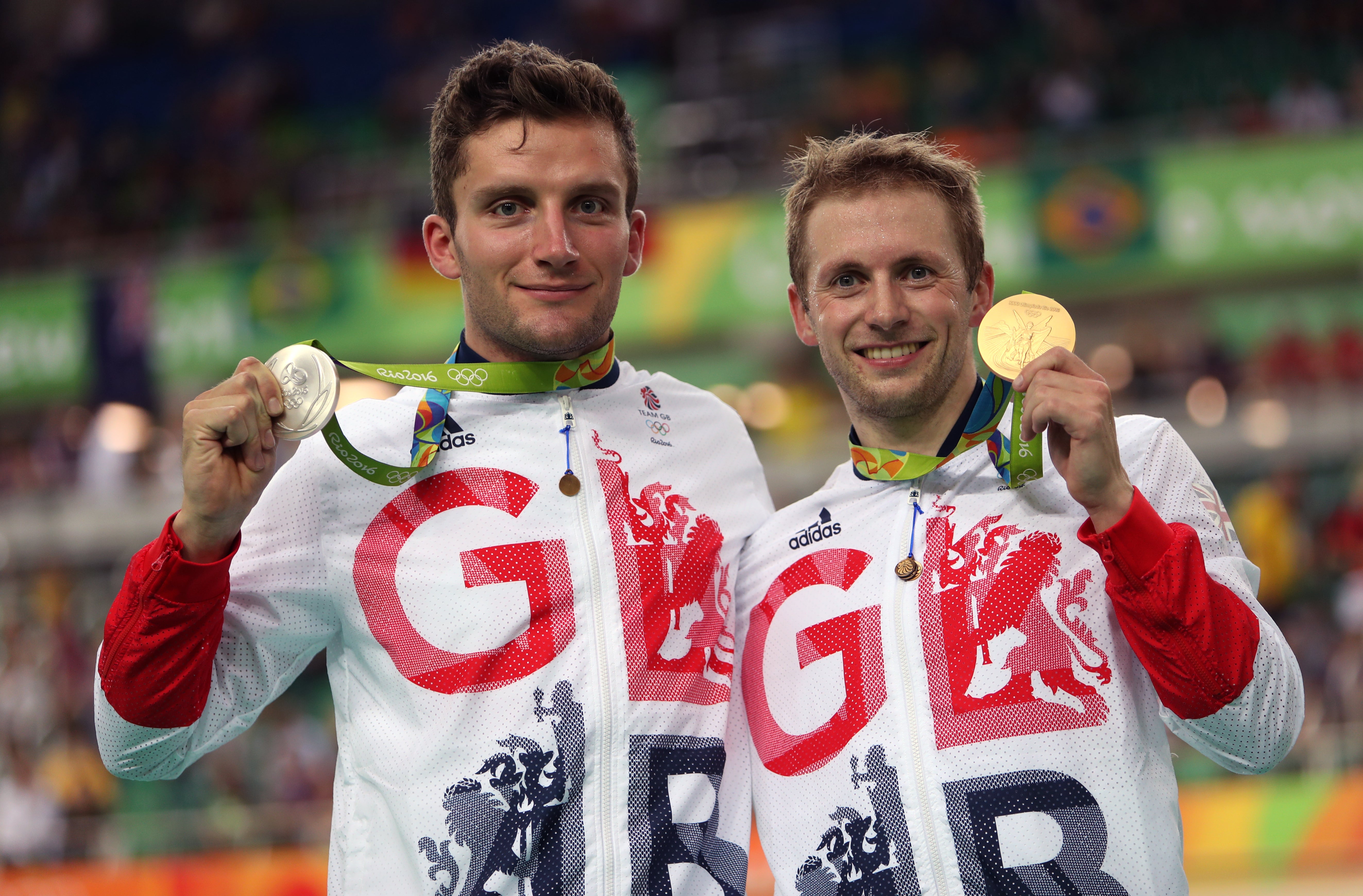 Kenny, right, pipped team-mate Skinner to gold in the individual event (David Davies/PA)