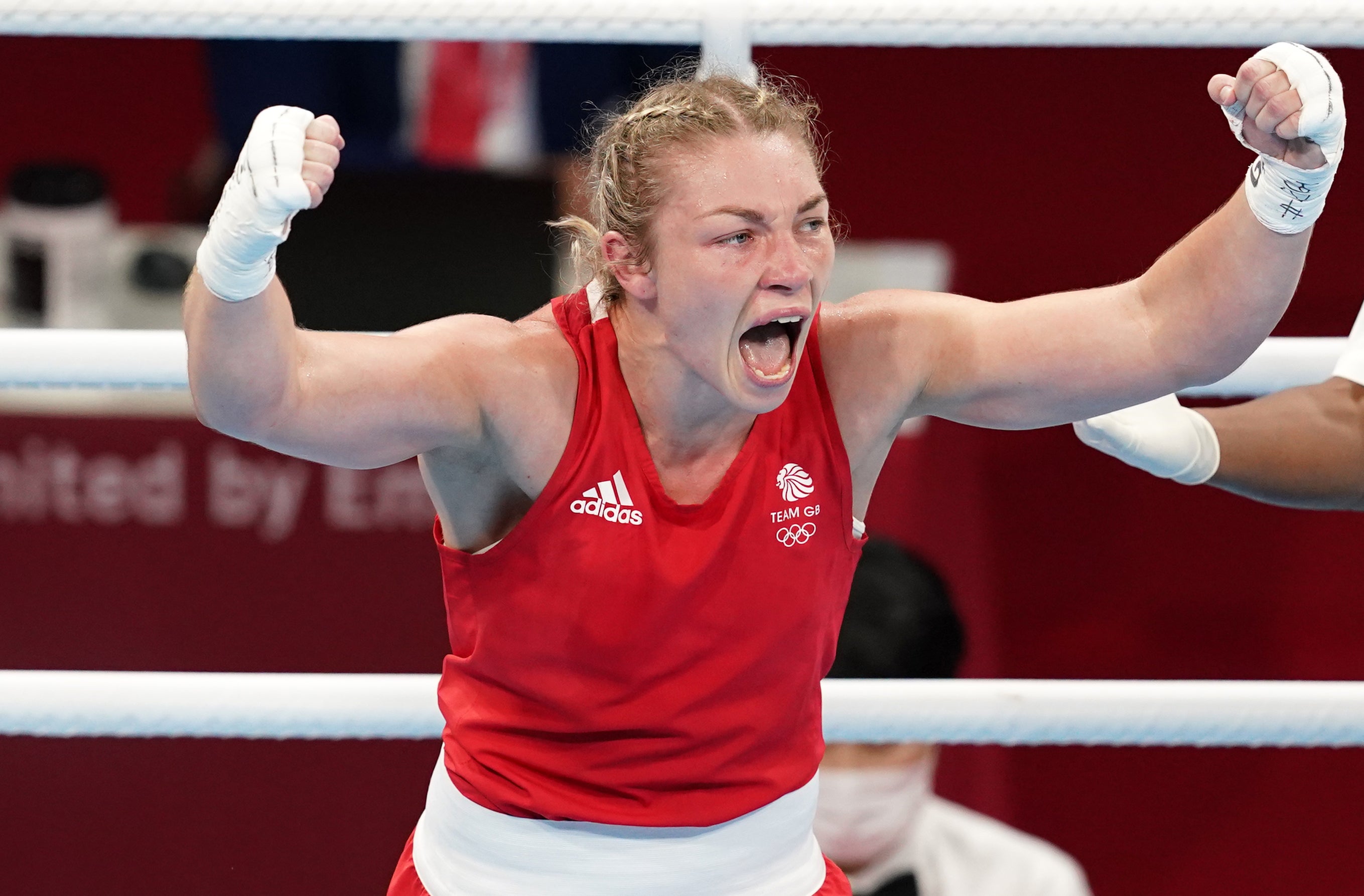 Lauren Price claimed gold for Great Britain (Martin Rickett/PA)