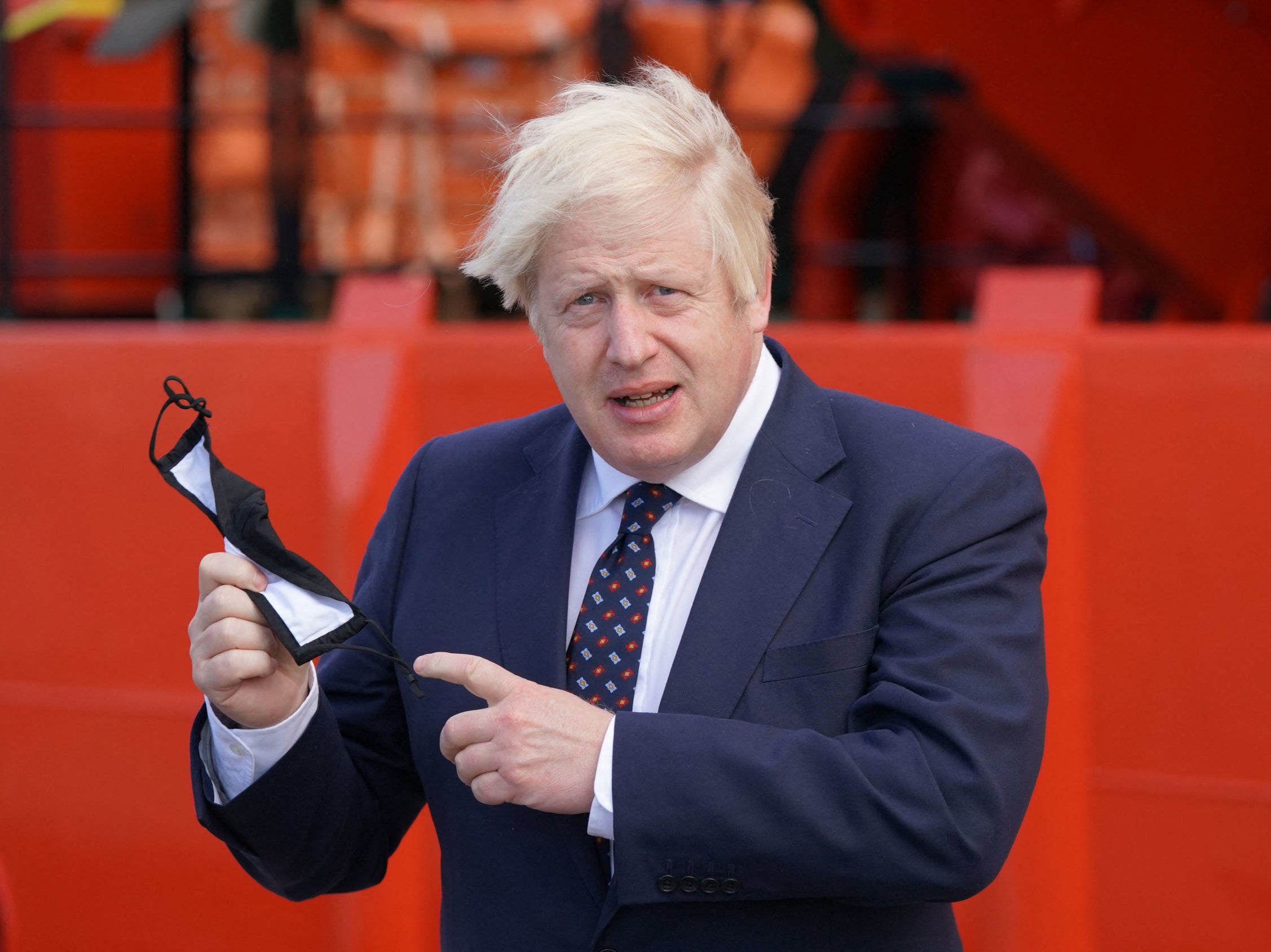 Boris Johnson in Aberdeen this week, during his two-day visit to Scotland