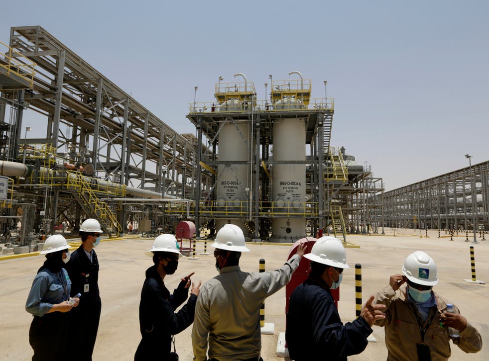 <p>Aramco announced its profits were up 288% to $25.5bn</p>