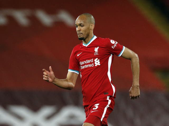 Fabinho insists Liverpool are not worried about their big-spending rivals (Phil Noble/PA)