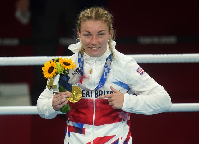 Lauren Price won Great Britain’s 22nd gold medal of Tokyo 2020 (Adam Davy/PA)
