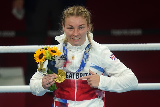 Lauren Price won Great Britain’s 22nd gold medal of Tokyo 2020 (Adam Davy/PA)