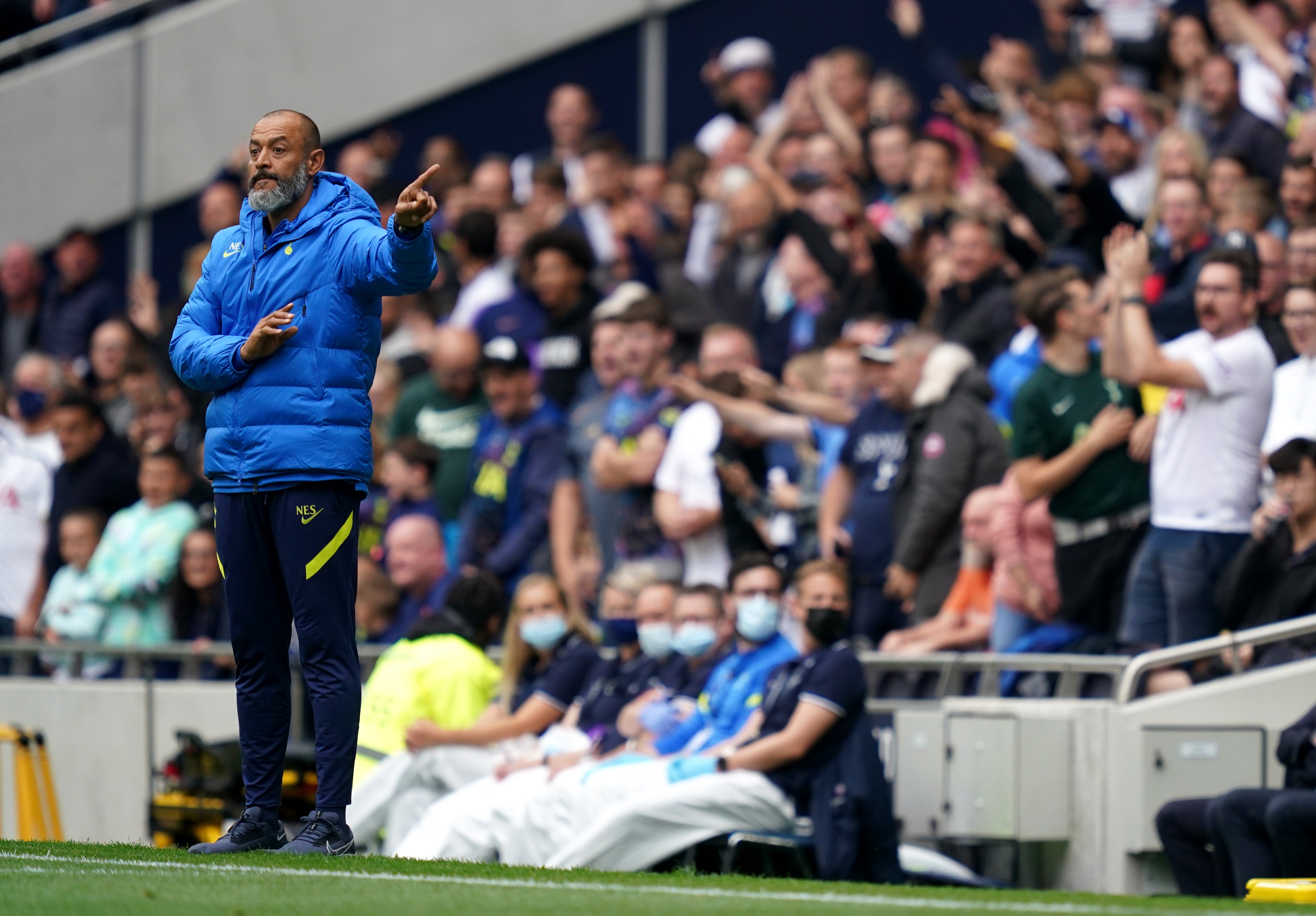Nuno Espirito Santo. whose Spurs side beat Arsenal 1-0 in a friendly on Sunday, did not want to speak about other clubs’ players (John Walton/PA)