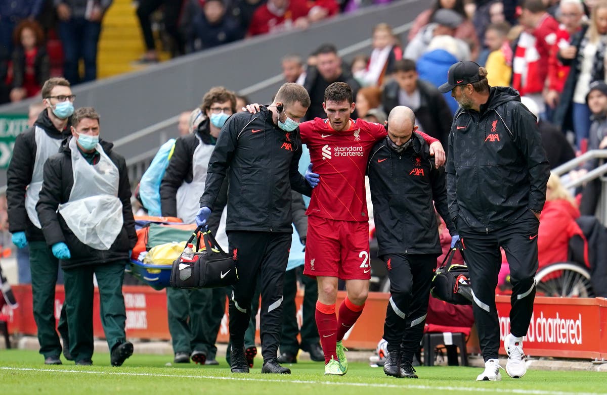Andy Robertson injury concern for Liverpool