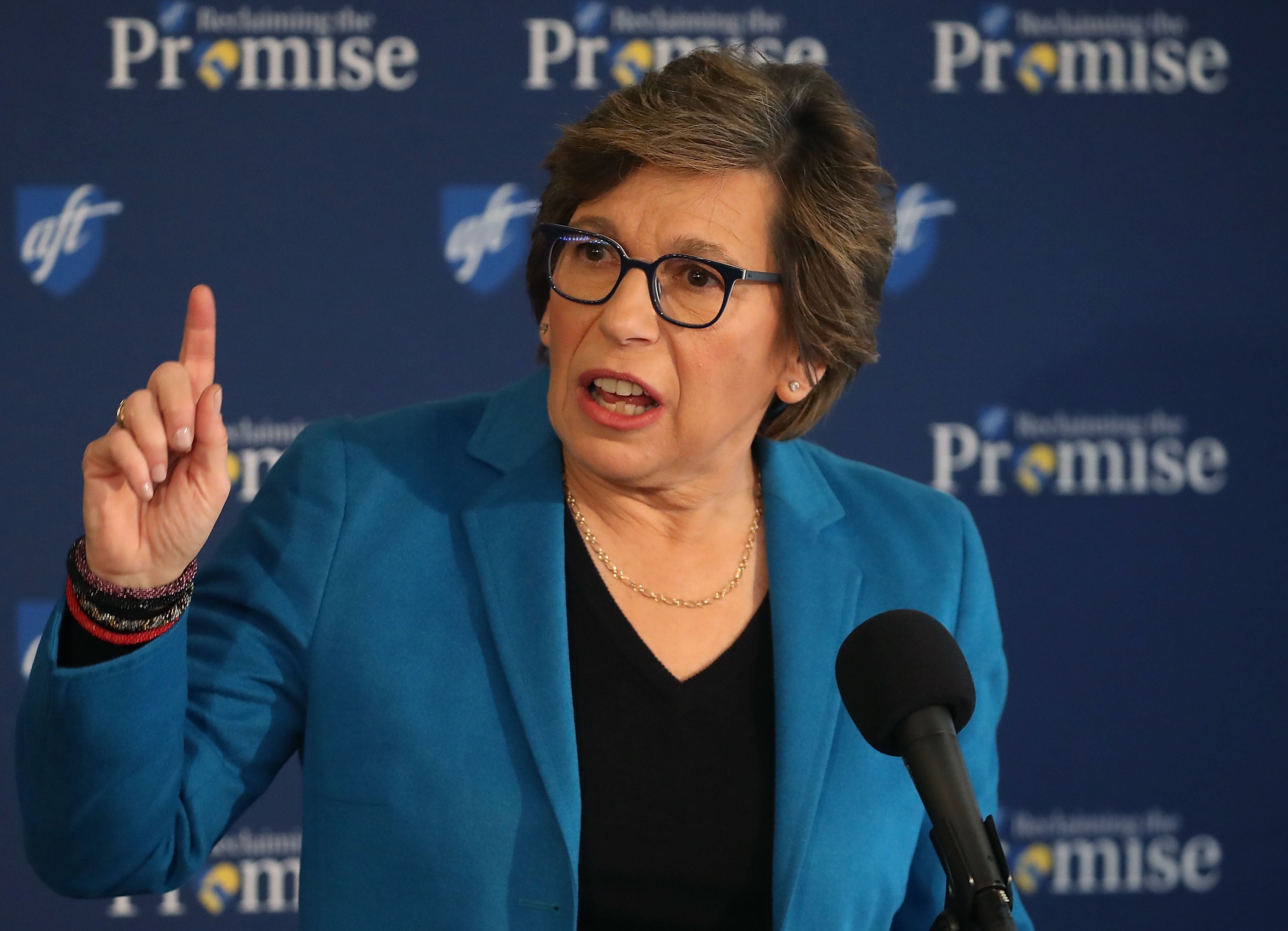 Randi Weingarten, president of American Federation of Teachers Union.