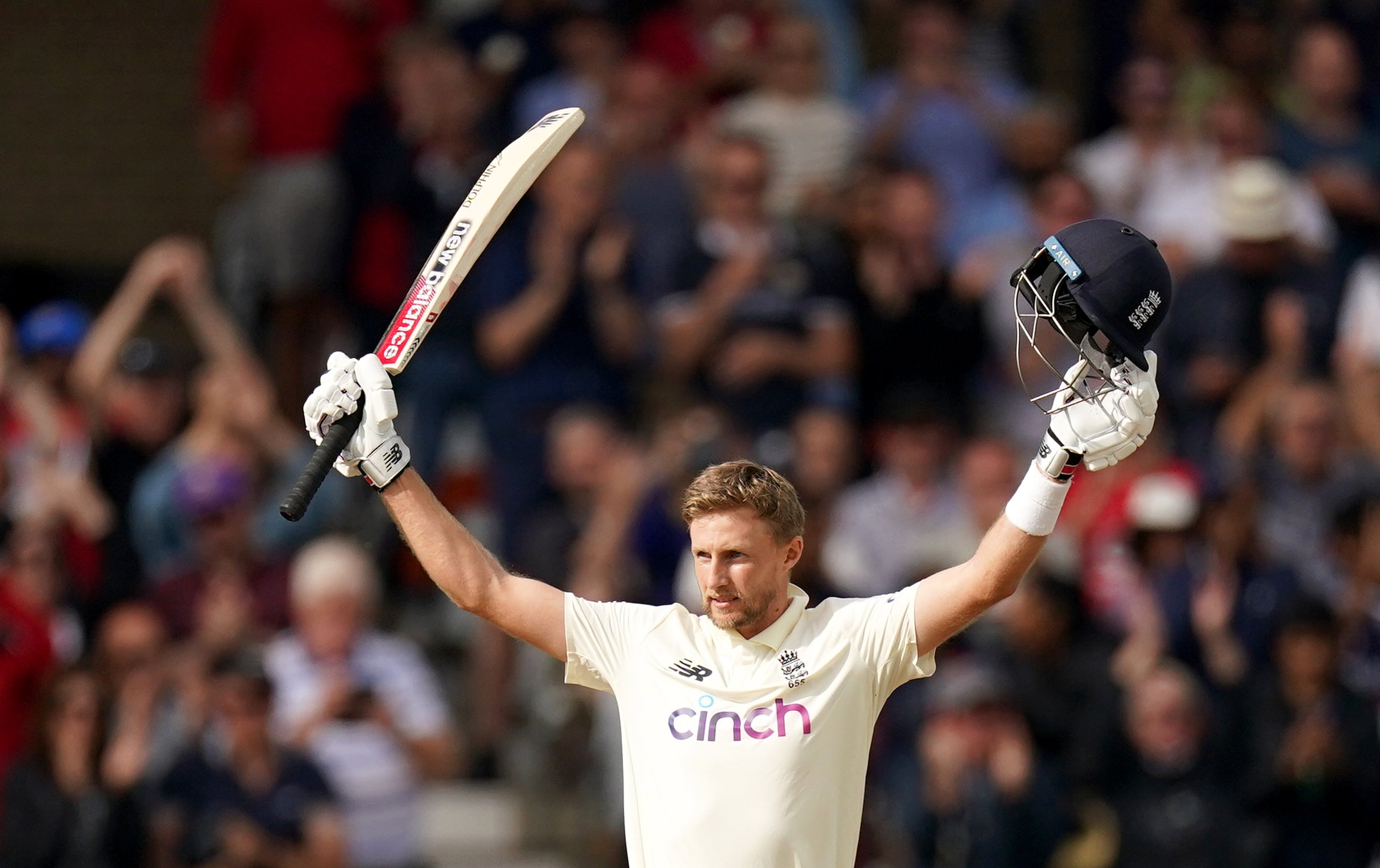 England captain Joe Root scored 109 in the first Test against India – his 21st Test century (Tim Goode/PA)