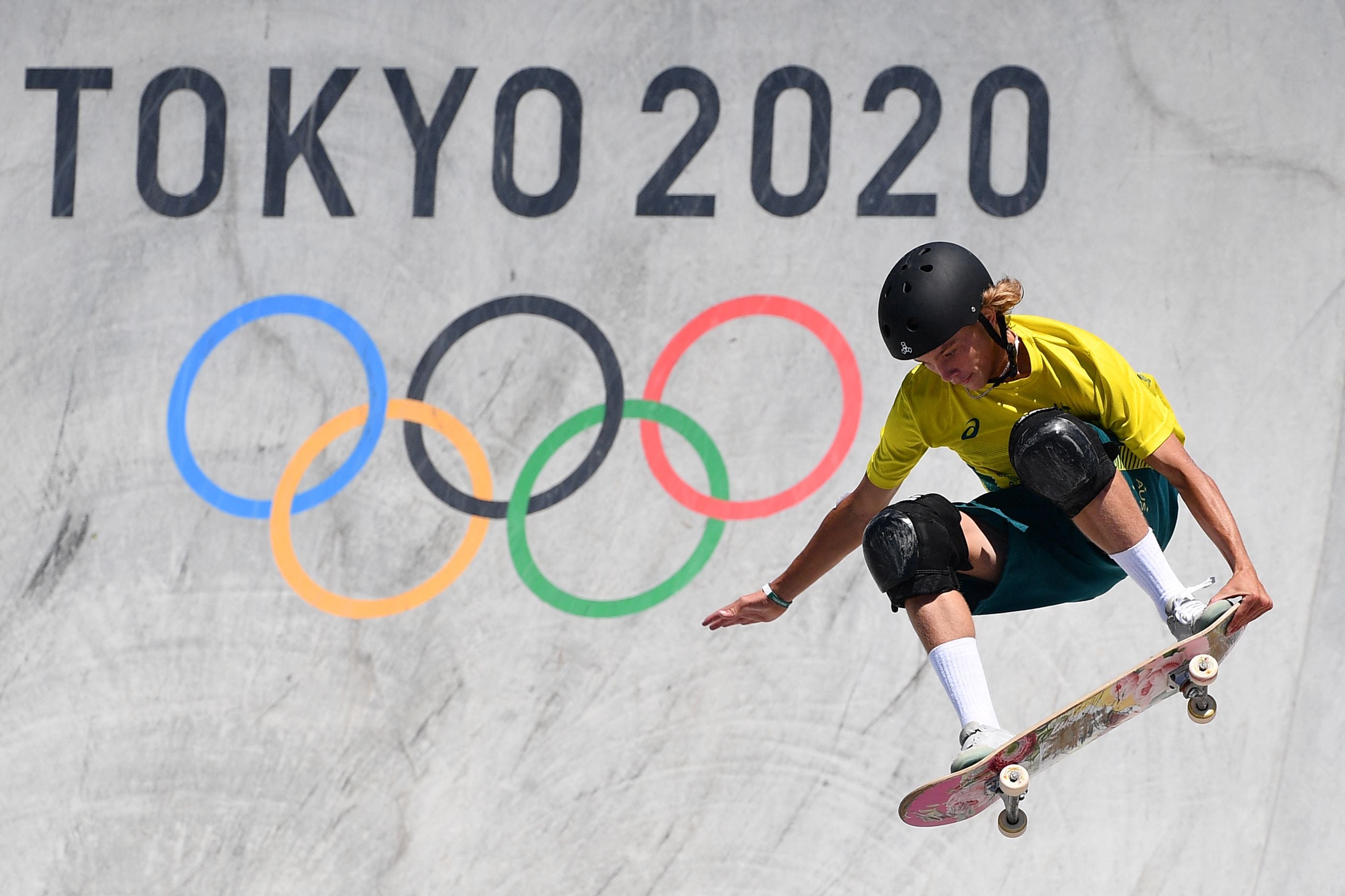 Australia’s Keegan Palmer, who won skateboarding gold