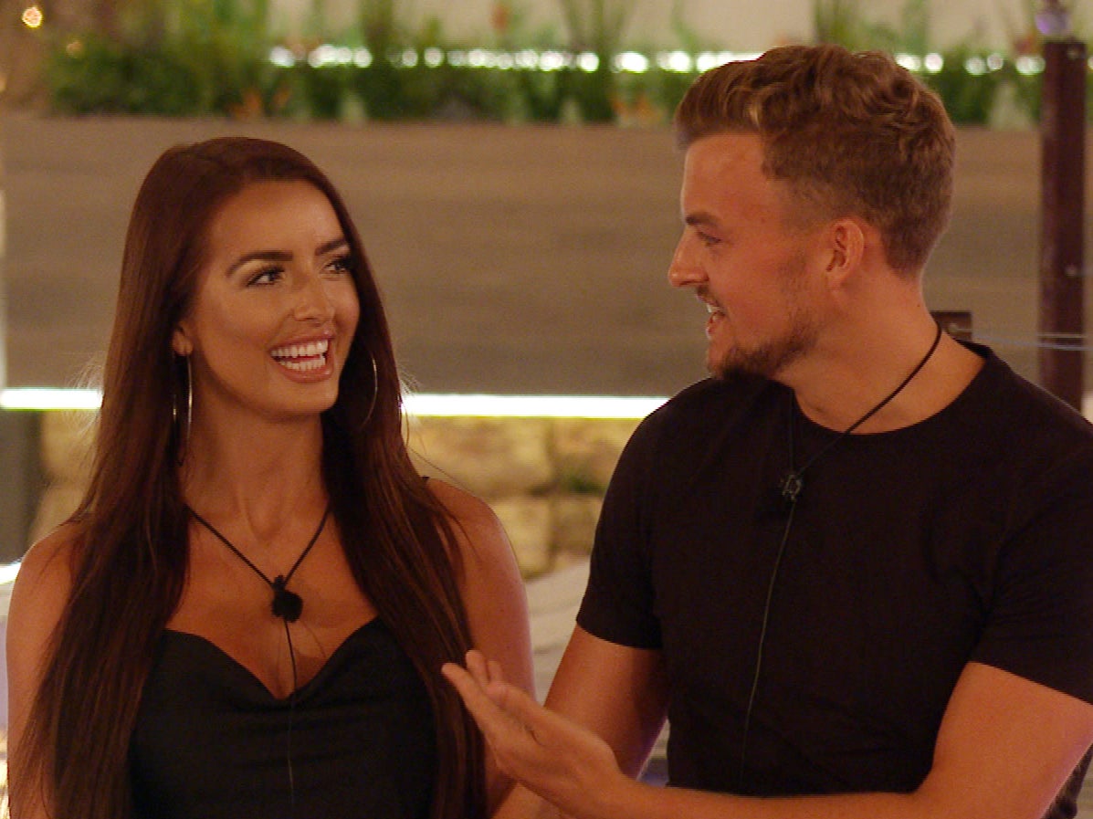 Love Island 2021 Hugo and Amy undergo awkward reunion on Aftersun
