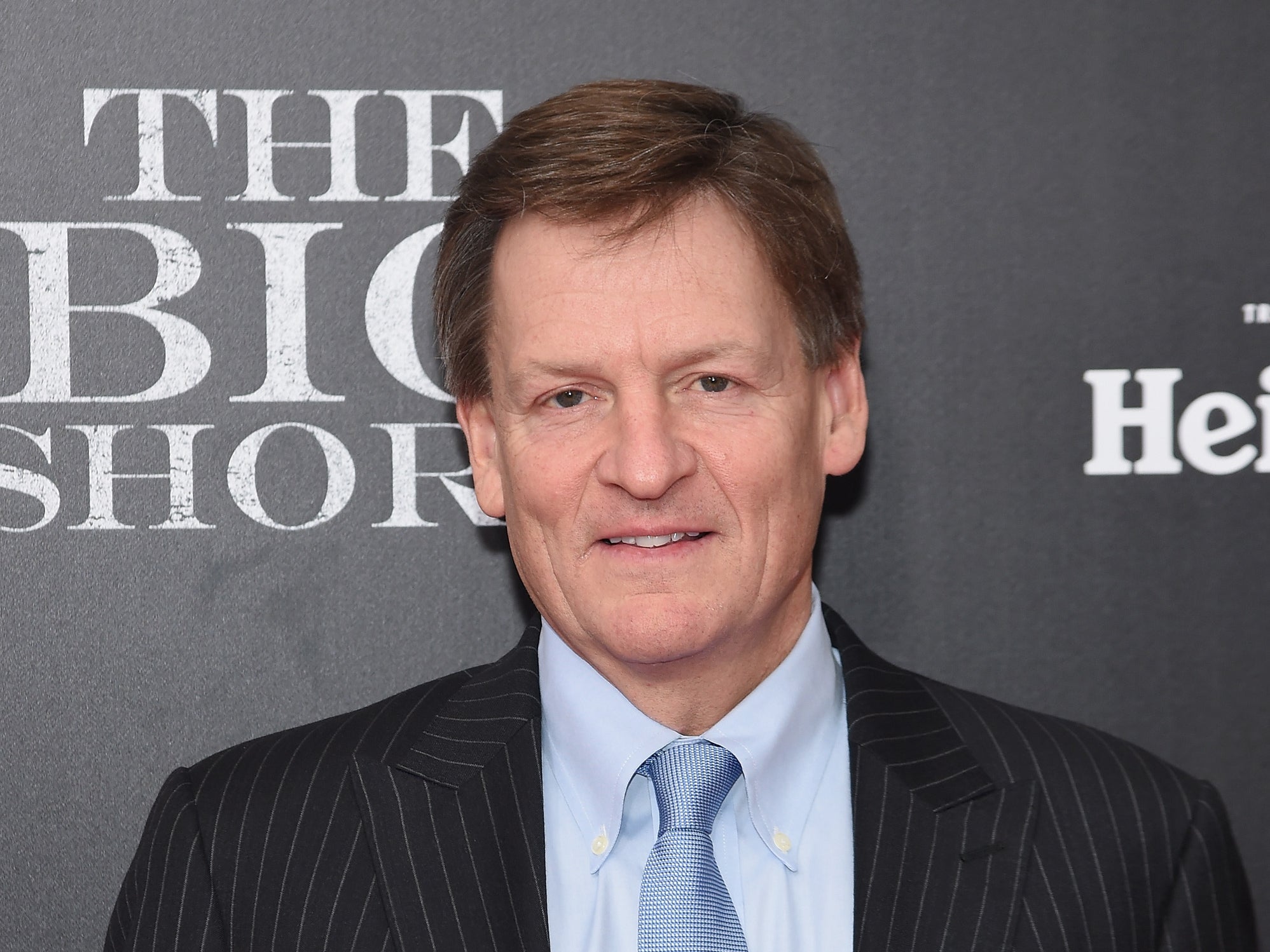 Author Michael Lewis attends the premiere of ‘The Big Short’ at Ziegfeld Theatre on 23 November 2015 in New York City