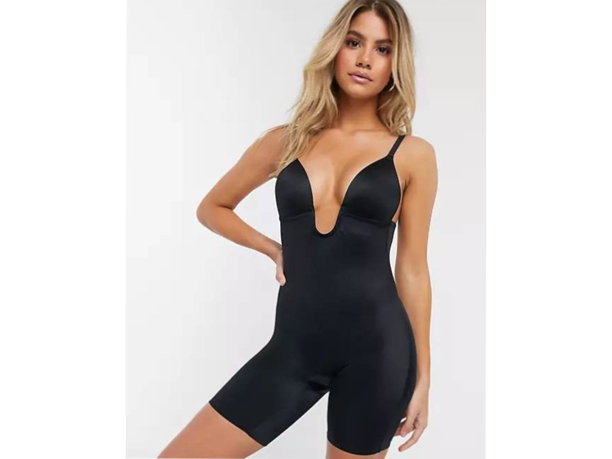Spanx Suit Your Fancy Plunge Low-Back Thong Bodysuit - Clothing from   UK