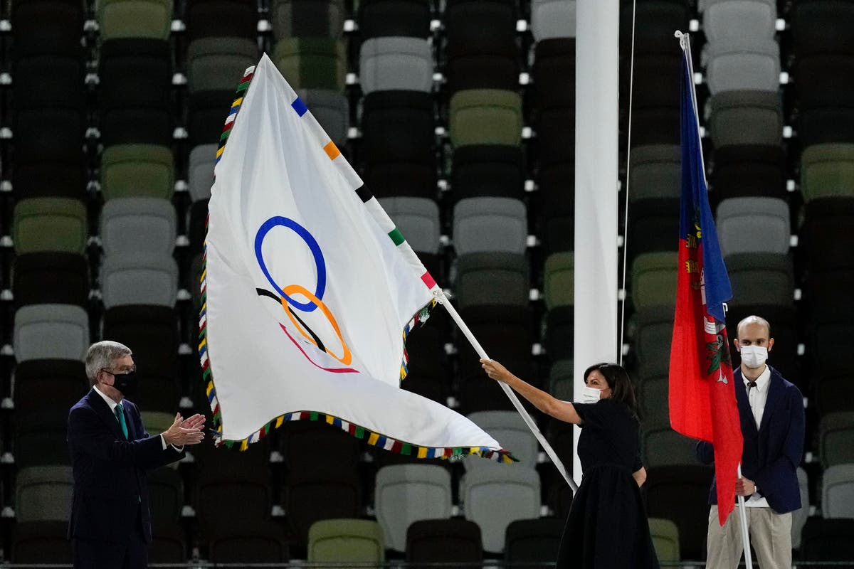 Olympic flag arrives in Paris ahead of 2024 Games