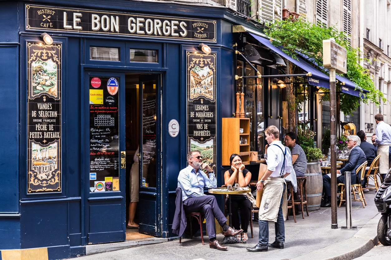 Cafes are among the venues only accessible with France’s health pass