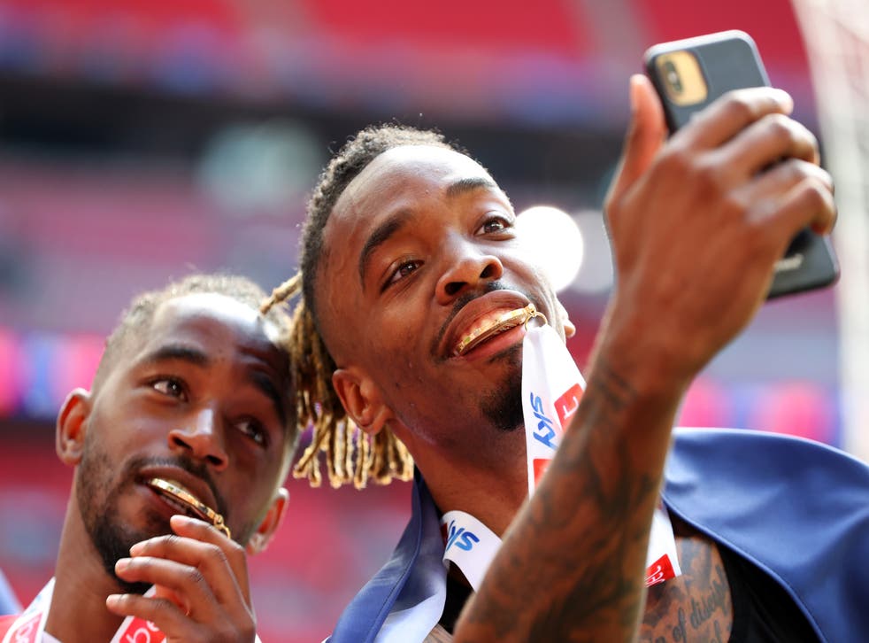 <p>Ivan Toney’s goals fired Brentford back into the play-off final, where they defeated Swansea to secure promotion</p>
