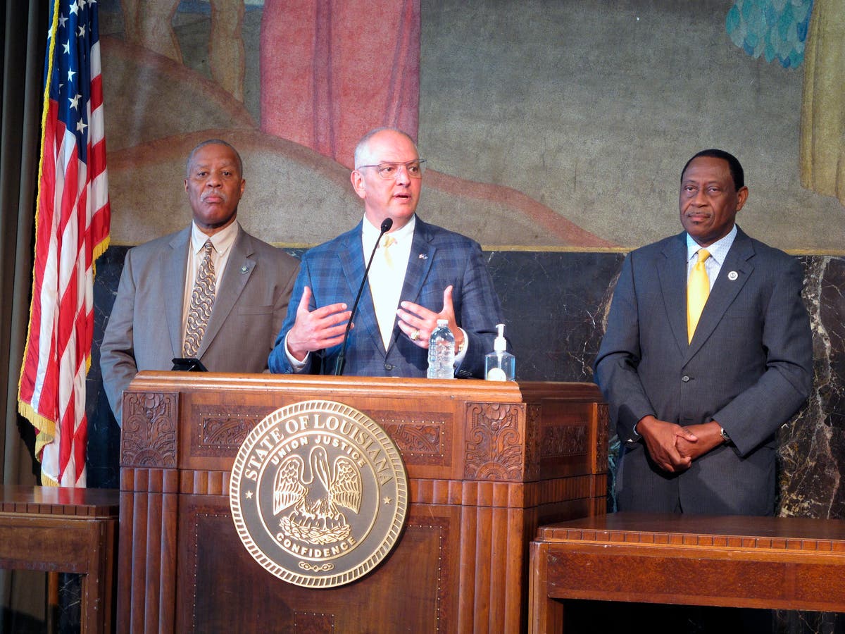Louisiana governor fasts for Covid as hospitalisations in state hit 2,720