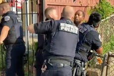 Footage of DC police officer repeatedly punching restrained Black man stirs outrage