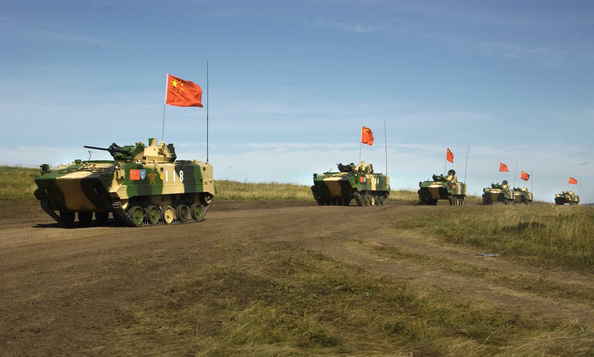 Chinese, Russian militaries hold drills in northwest China