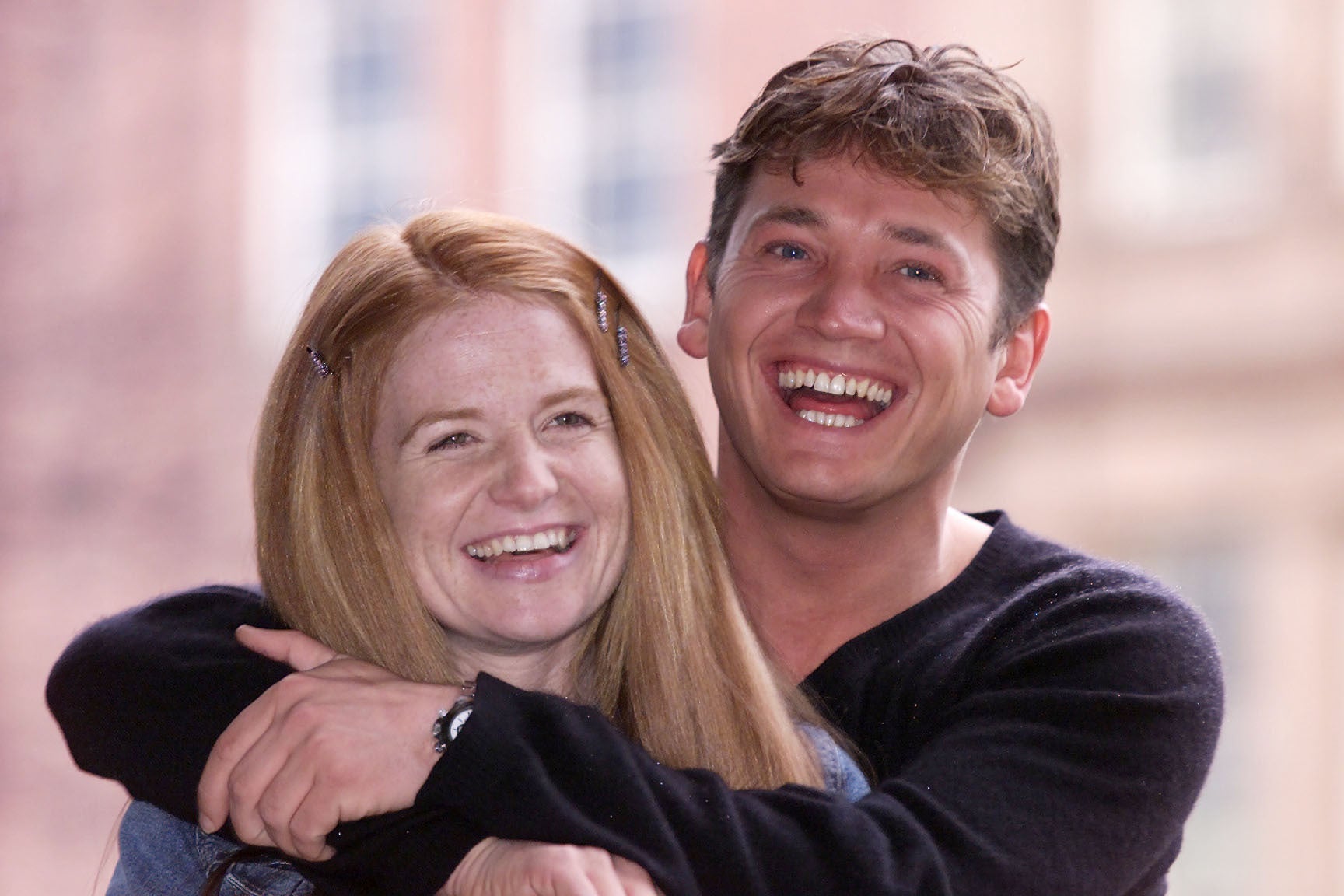 Actors Sid Owen and Patsy Palmer in 2002 (Phil Noble/PA)