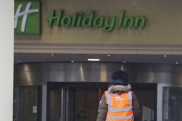 IHG’s European market is still heavily impacted by the pandemic (Steve Parsons/PA)