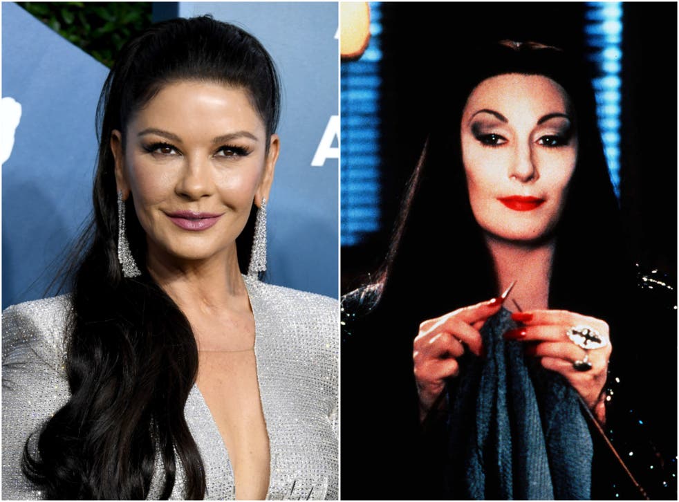 Addams Family fans praise &#39;perfect&#39; casting of Catherine Zeta-Jones as  Morticia in Netflix series | The Independent