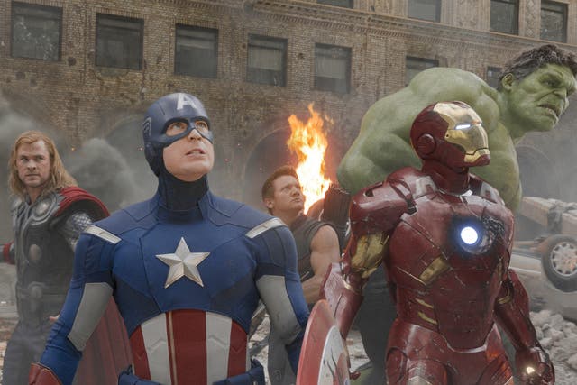 <p>A still from 2012’s ‘Avengers Assemble’, one of many films Marvel have released over the past decade</p>
