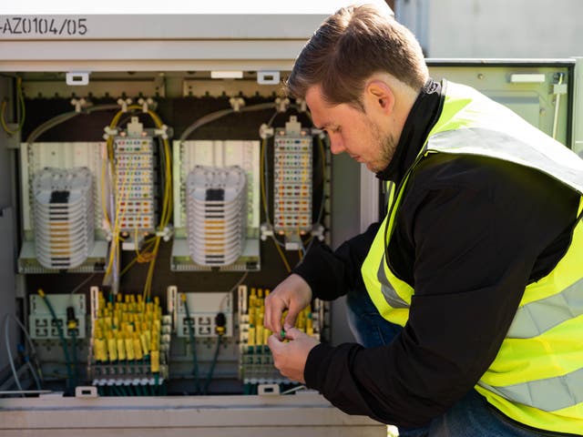Virgin Media O2 has expanded its gigabit service to another 1.5 million homes (Virgin Media O2/PA)