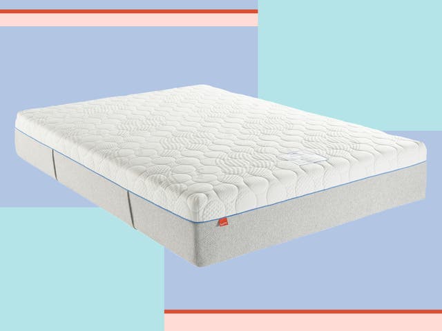 <p>This eco-friendly mattress surface is made from recycled bottles </p>