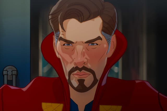 <p>Doctored Strange: An animated version of Benedict Cumberbatch’s MCU character, as seen in ‘What If...?’</p>