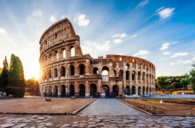 <p>The Colosseum in Rome </p>