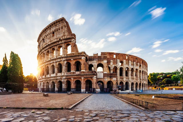 <p>The Colosseum in Rome </p>