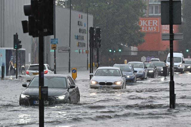 <p>London’s transport networks are already at a high risk of flooding, mayor says </p>