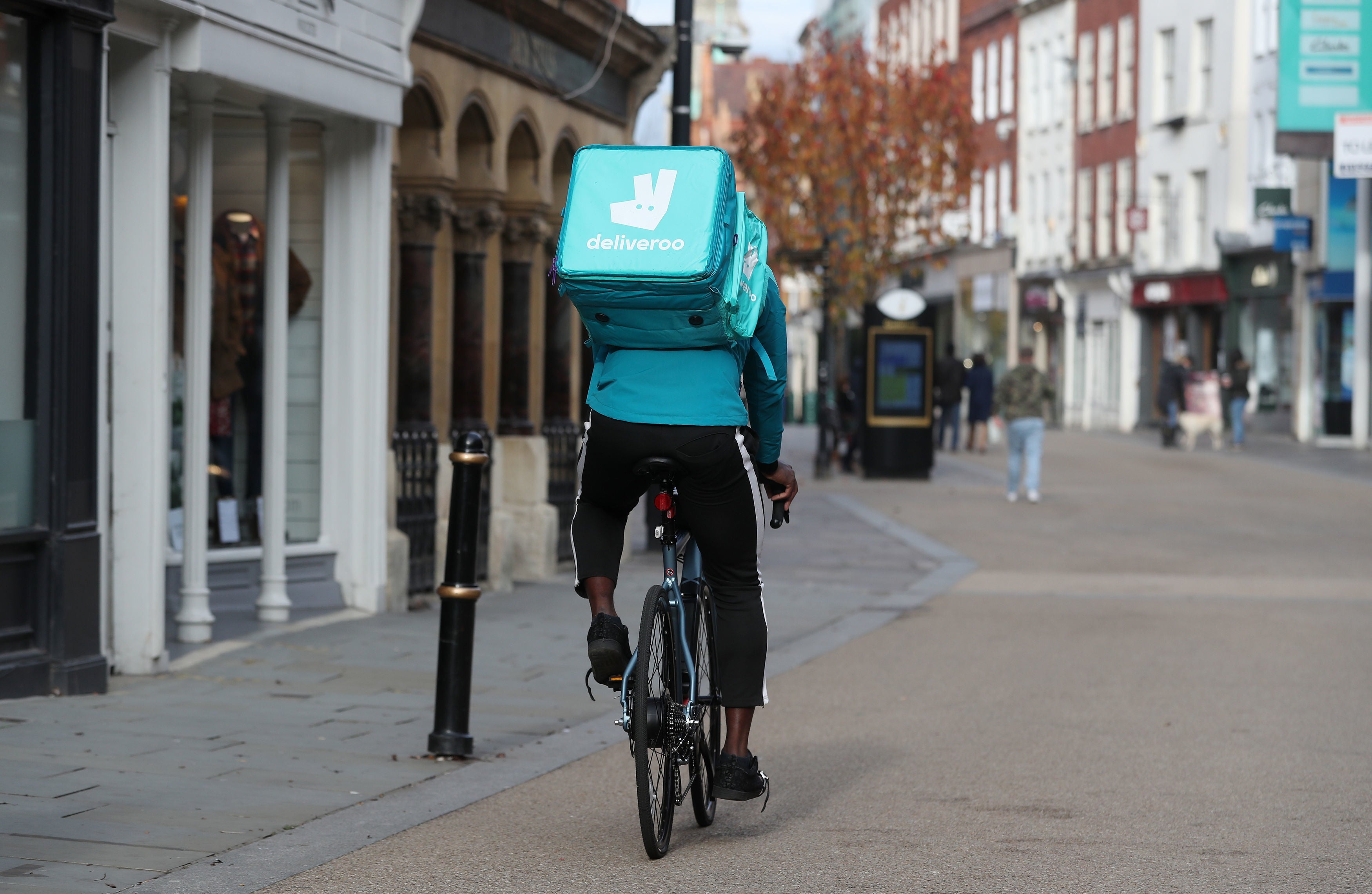 Deliveroo riders are classed as self-employed