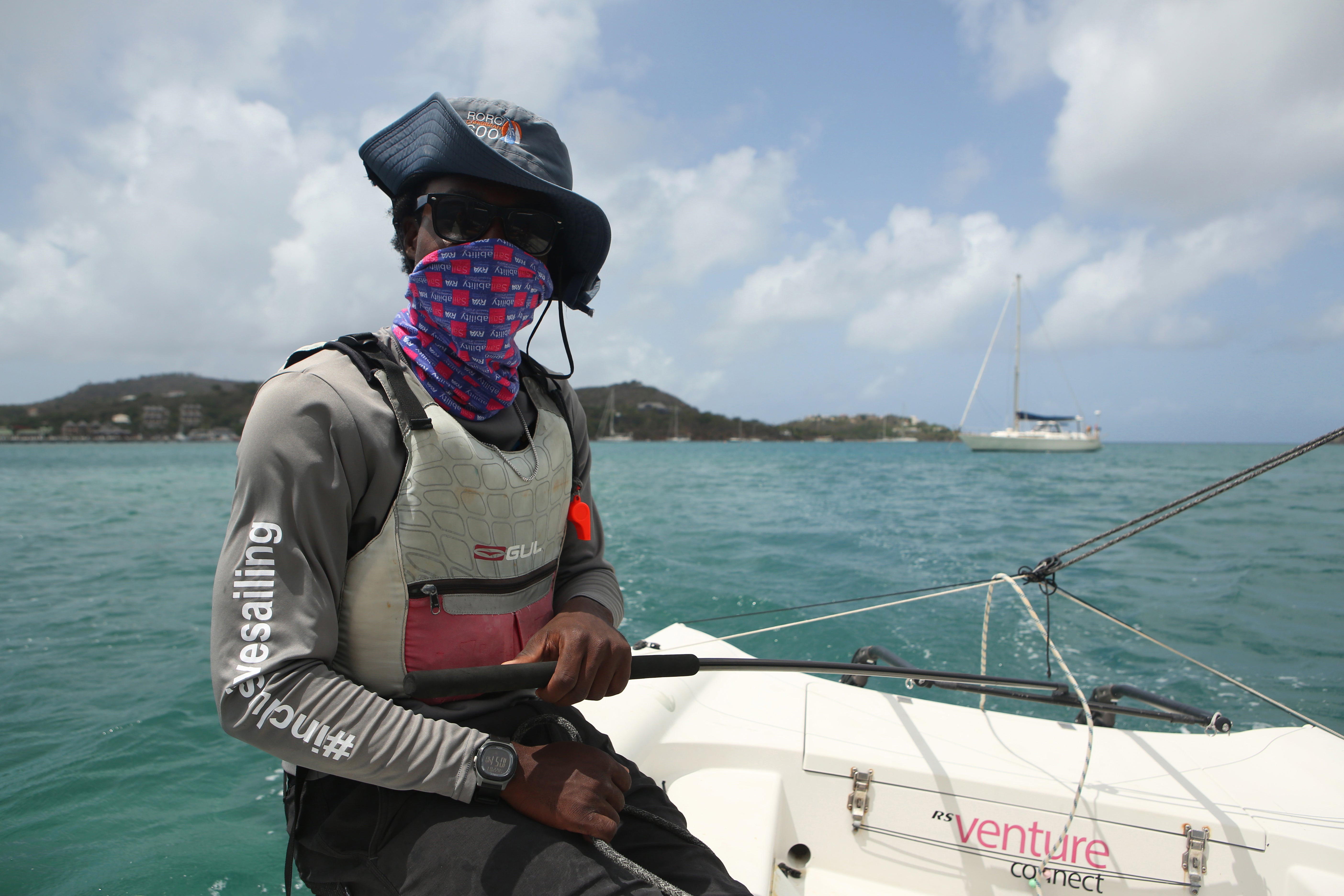 Joshua Daniels, Deputy Sailing Manager at National Sailing Academy in English Harbour, Antigua (Johnny Green/PA)