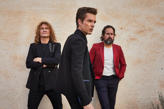 <p>The Killers in promo artwork for their new album, ‘Pressure Machine’</p>