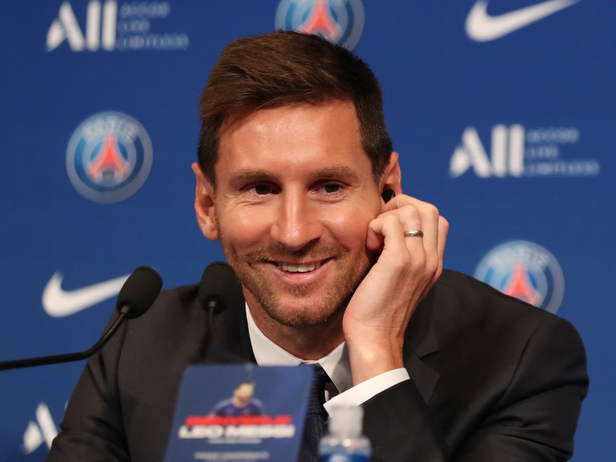 Lionel Messi speaks on new partnership with Neymar and Kylian Mbappe in first PSG press conference