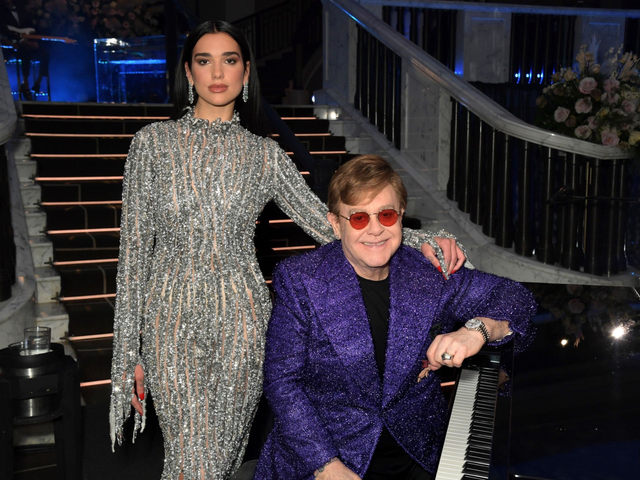 Elton John and Dua Lipa