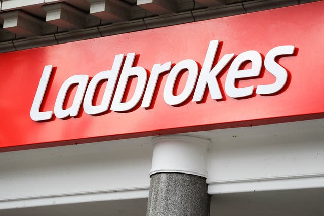 Ladbrokes owner Entain saw profits surge as sporting events returned (Mike Egerton/PA)