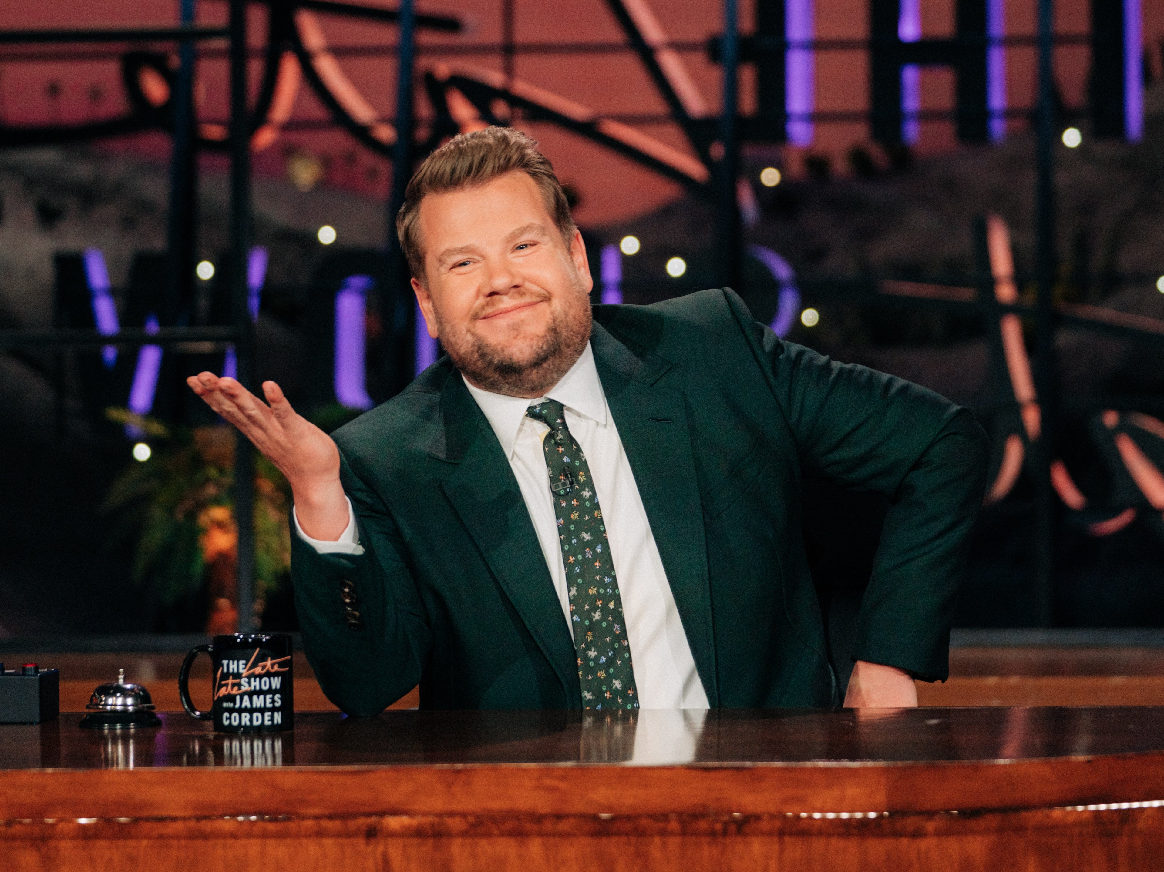 Crossing the Atlantic: James Corden as the host of the late-night US talk show ‘The Late Late Show’
