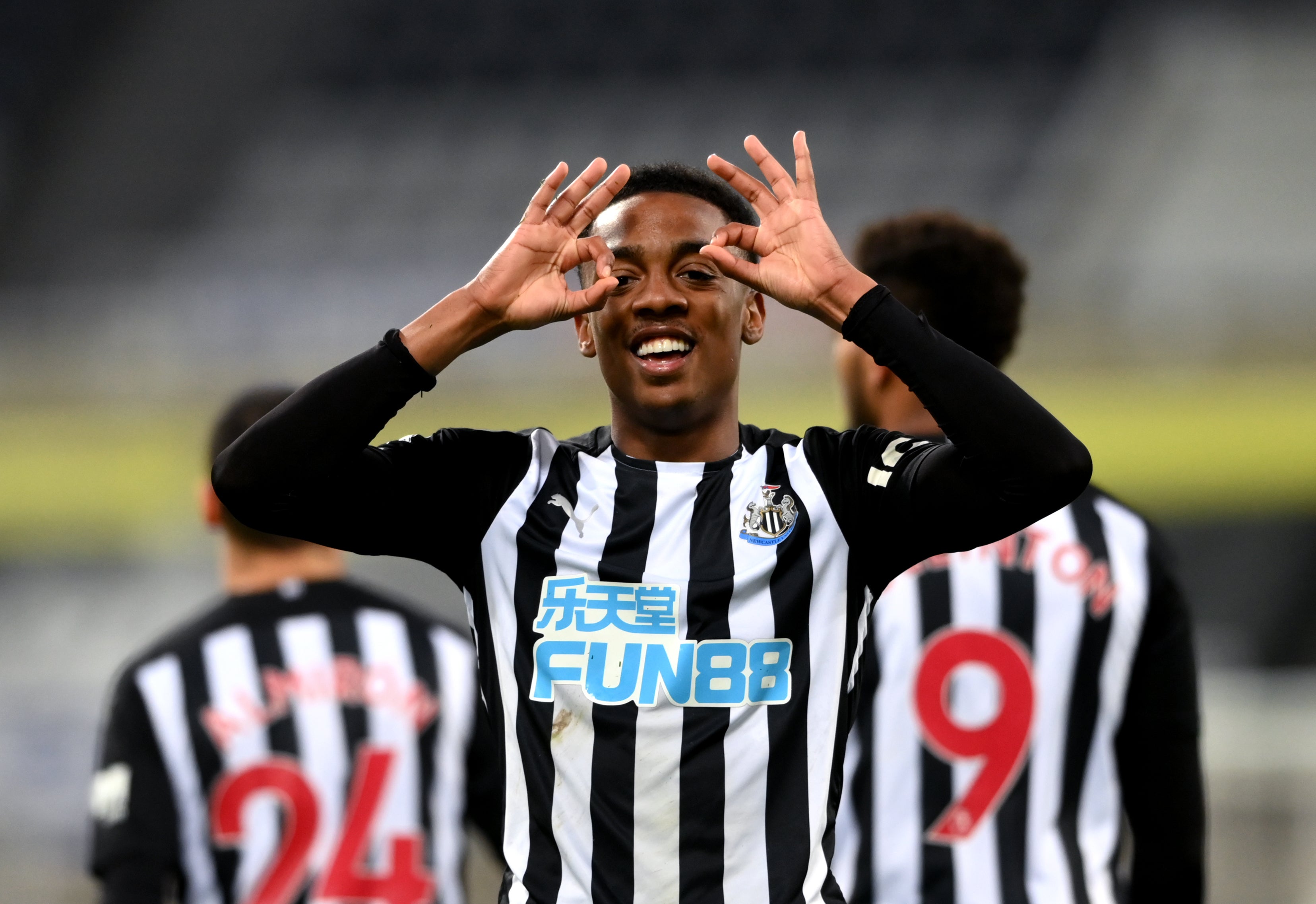 Willock impressed during a loan spell at St James’ Park last season