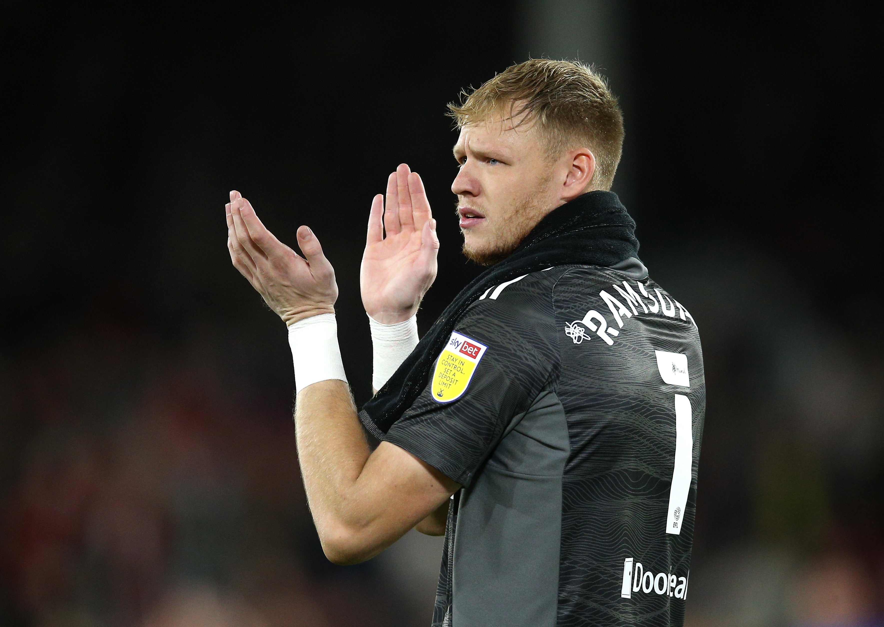 Arsenal have been strongly linked with a move for Sheffield United goalkeeper Aaron Ramsdale (Nigel French/PA)