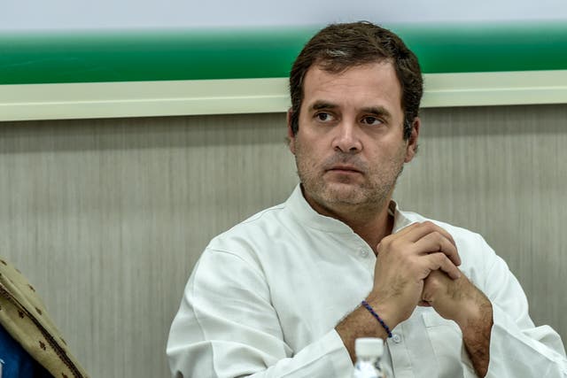 <p>File: The Indian National Congress was locked out of its Twitter account after the party shared photos of Rahul Gandhi’s visit to the family of a nine-year-old girl who was allegedly raped and killed in national capital Delhi</p>