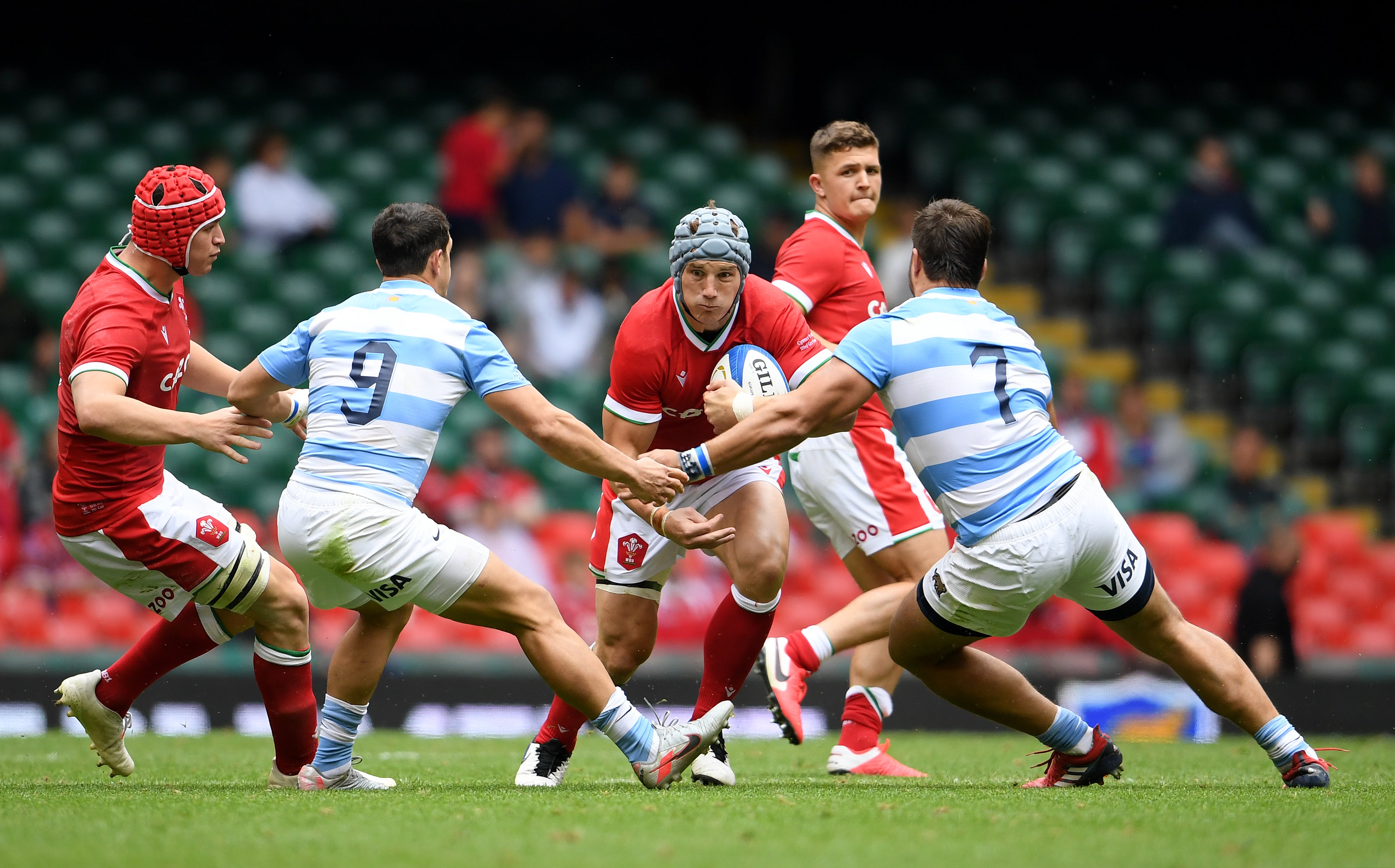 Jonathan Davies led Wales in the summer (Ashley Western/PA)