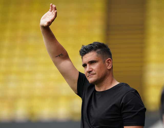 Watford head coach Xisco Munoz will be aiming to keep the Hornets in the Premier League (Yui Mok/PA)