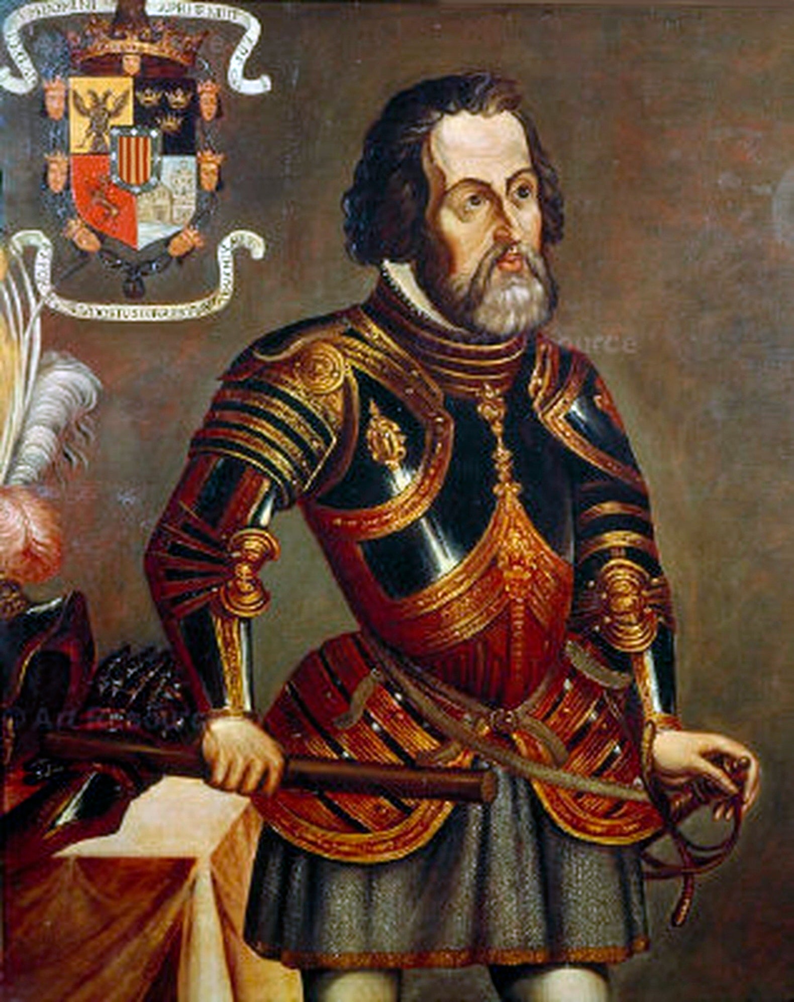 Hernán Cortés, the military adventurer who led Europe's first major military campaign in the New World
