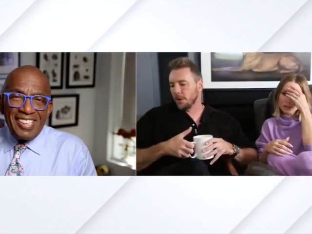 Dax Shepard y Kristen Bell interrumpidos por su hija durante una entrevista televisiva